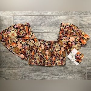 NWT Rip curl crop flutter sleeves